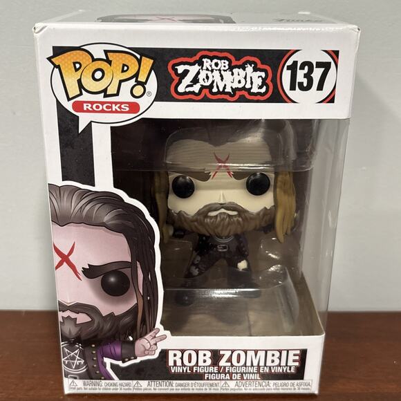 Funko Pop! Rocks Music Rob Zombie #137 - Picture 1 of 7